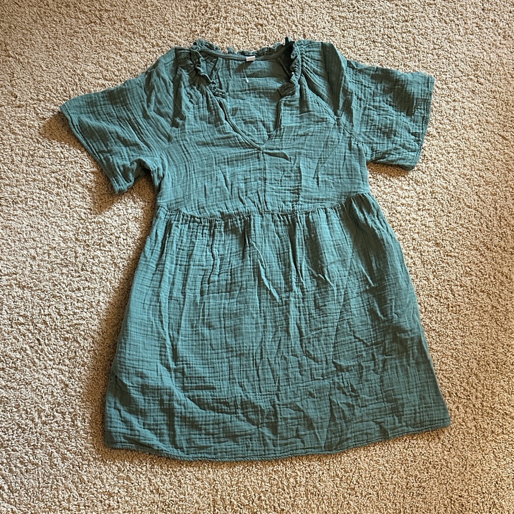 Old Navy Teal Midi Dress